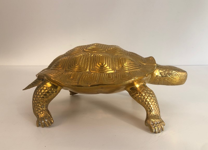  Turtle Brass Sculpture. French. Circa 1970-barrois-antiques-50s-41605-main-637602102594586347.jpg