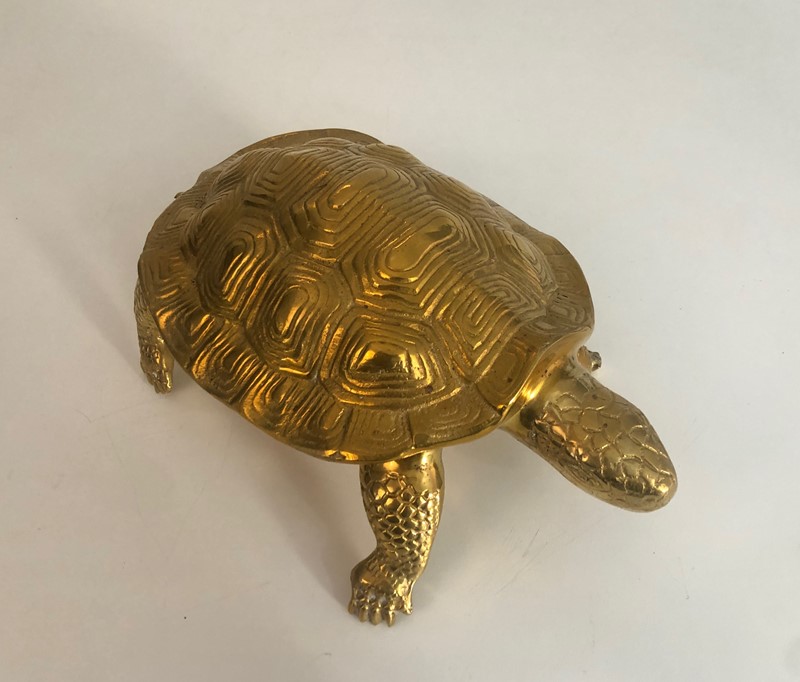  Turtle Brass Sculpture. French. Circa 1970-barrois-antiques-50s-41614-main-637602103413333543.jpg