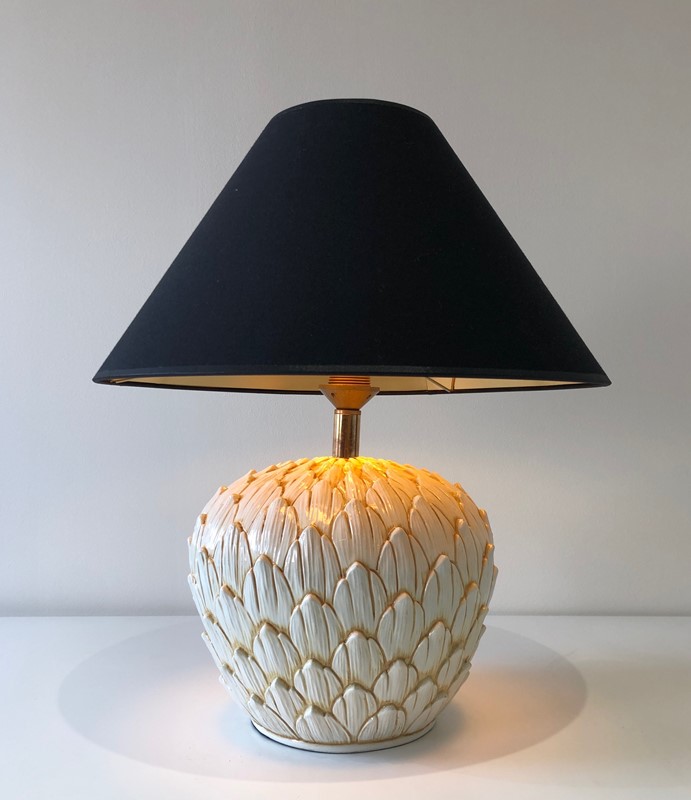 Artichoke Ceramic Table Lamp. French. Circa 1970-barrois-antiques-50s-51024-main-637777606240743526.jpg