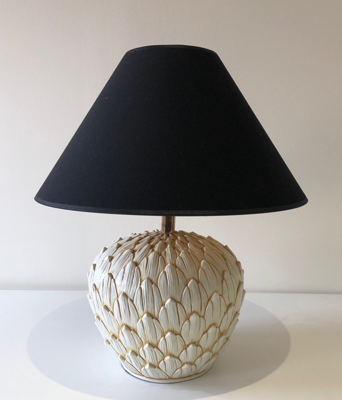 Artichoke Ceramic Table Lamp. French. Circa 1970-barrois-antiques-50s-51027-main-637777606366056282.jpg