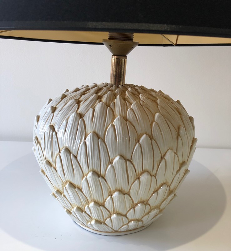 Artichoke Ceramic Table Lamp. French. Circa 1970-barrois-antiques-50s-51029-main-637777606524026639.jpg