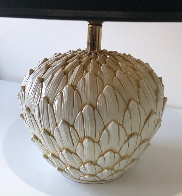 Artichoke Ceramic Table Lamp. French. Circa 1970-barrois-antiques-50s-51031-main-637777606572933404.jpg