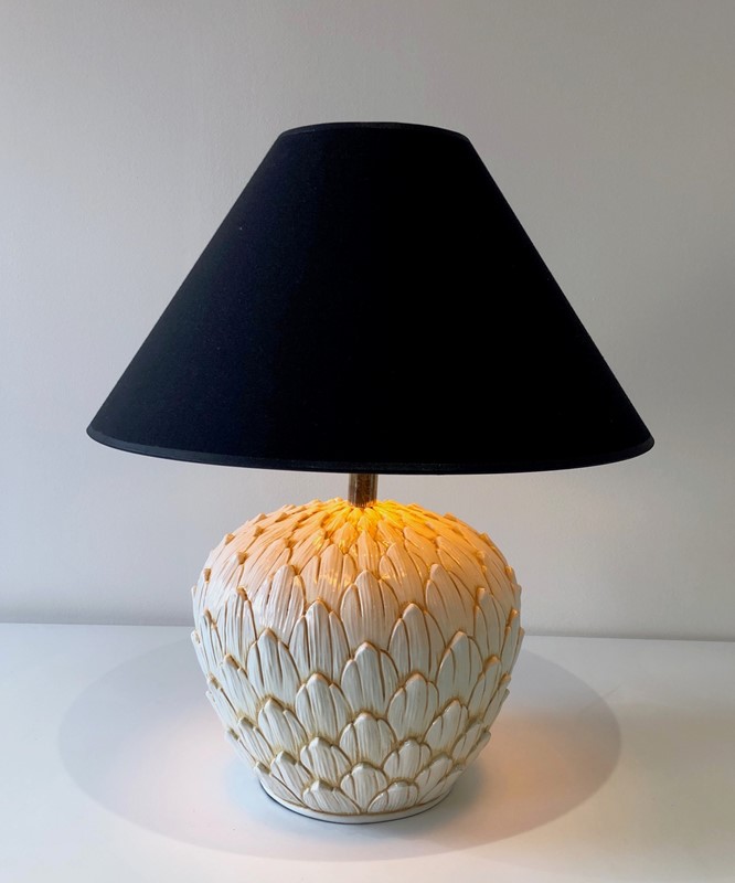 Artichoke Ceramic Table Lamp. French. Circa 1970-barrois-antiques-50s-51035-main-637777606768871562.jpg