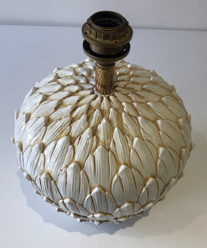 Artichoke Ceramic Table Lamp. French. Circa 1970-barrois-antiques-50s-51039-main-637777606873714578.jpg