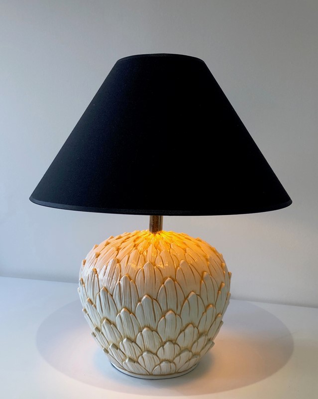 Artichoke Ceramic Table Lamp. French. Circa 1970-barrois-antiques-50s-51043-main-637777606961214804.jpg