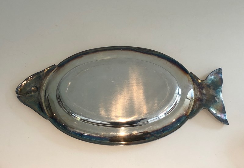 Silver Plated Dish Representing A Fish. Italian Work. Circa 1970-barrois-antiques-50s-53387-10-main-638091109705996014.jpg