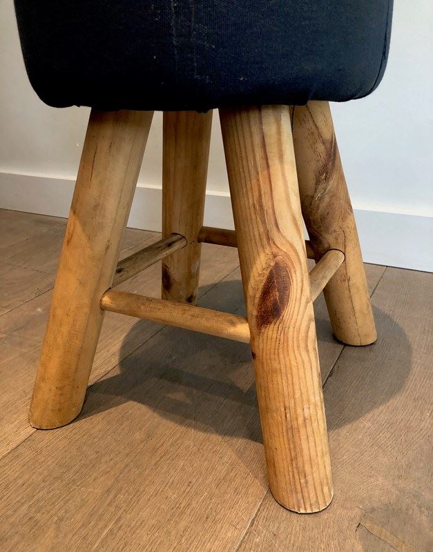 Pair Of Pine Stools. French Work. Circa 1970-barrois-antiques-9-main-638193112305335882.jpg