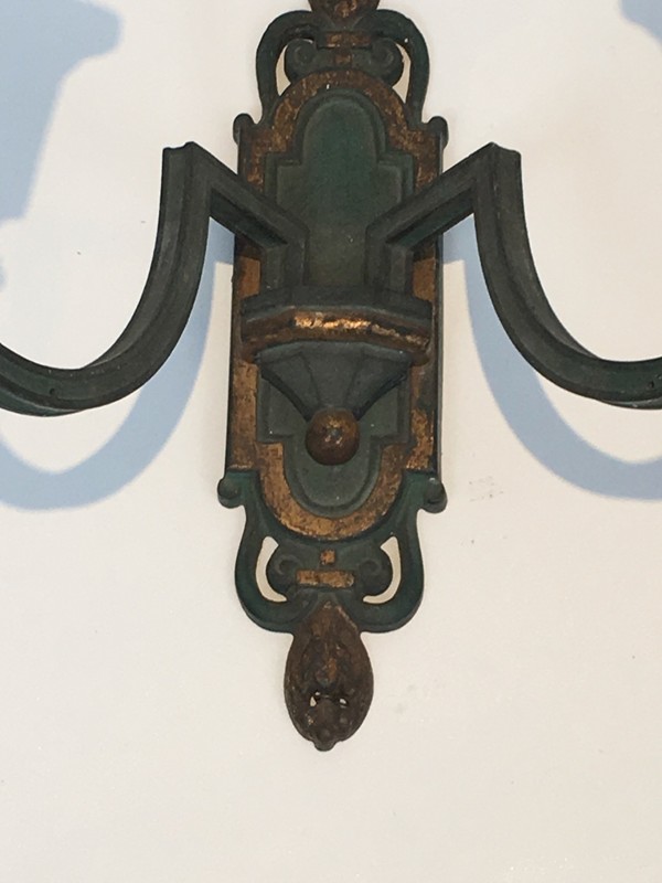  Interesting Pair of Bronze Sconces. French. 1940s-barrois-antiques-BS-171-main-636641338891531576.jpg