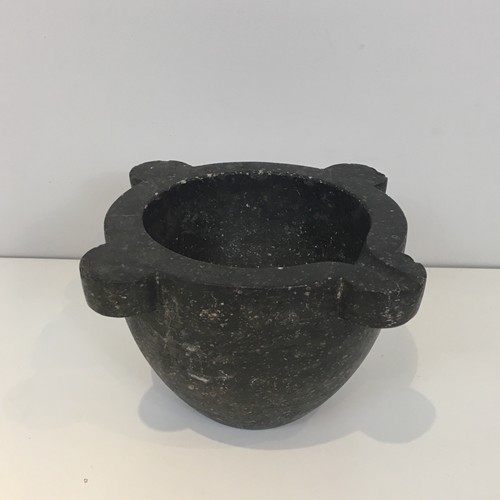 Blue Stone Mortar. 18Th Century 