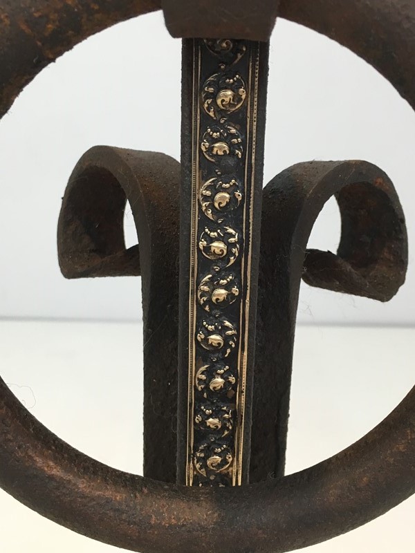  Pair of Arts & Crafts Iron & Brass Andirons-barrois-antiques-fp-1432-main-636842817242954122.JPG