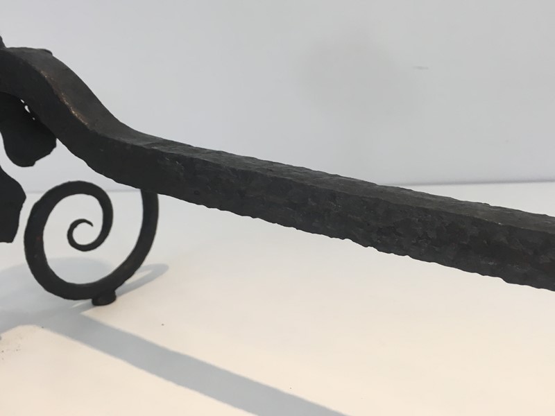  Pair of Wrought Iron Andirons. French. 18th c-barrois-antiques-fp-1578-main-636854788313281279.JPG