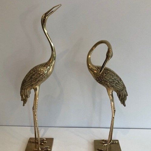 Stork In Brass