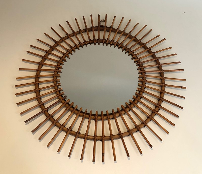  Round Rattan Mirror. French. Circa 1950-barrois-antiques-pfm-1521-main-637595368176129718.jpg