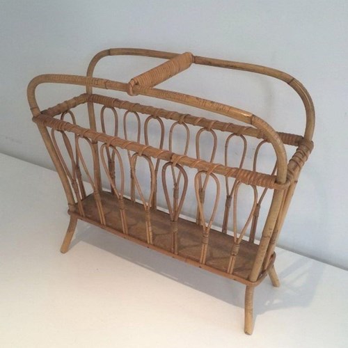 Rattan Magazine Holder