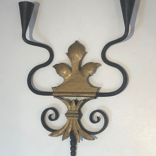 Wrought Iron Wall Light