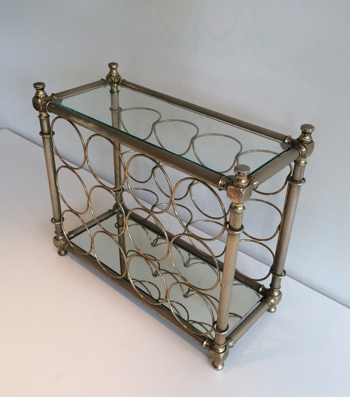  Silver Plated Bottles Holder With Glass Shelves-barrois-antiques-w-153-main-637387014370960301.jpg