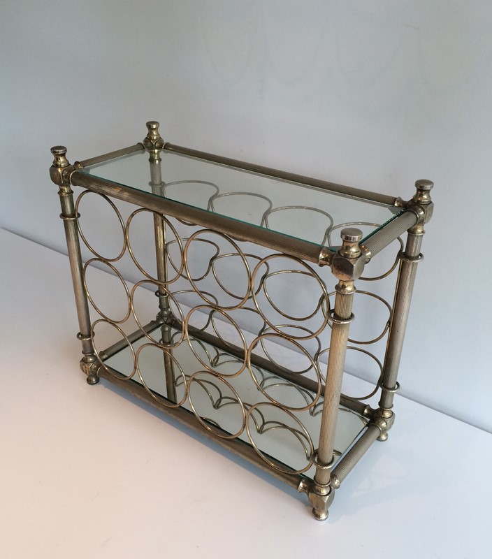  Silver Plated Bottles Holder With Glass Shelves-barrois-antiques-w-156-main-637387014665958305.jpg
