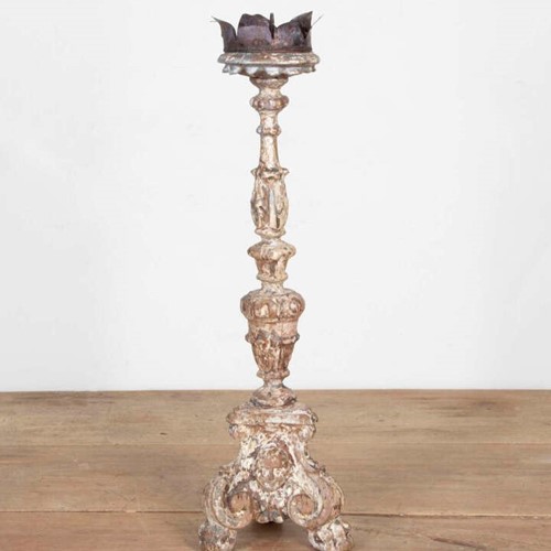 Late 18th Century Italian Altar Candlestick