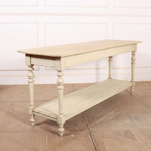 French Painted Drapers Table