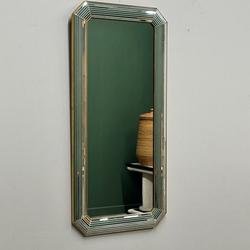 Vintage Vertical Disco Mirror By Deknudt, Belgium, 1980S