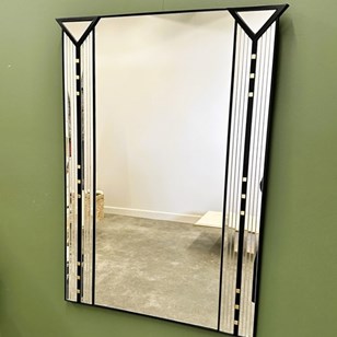 Postmodern Vintage Disco Wall Mirro...