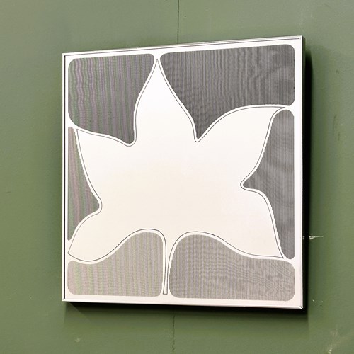 Small Cute Square Mirror By De Knudt Belgium From The 1970S.