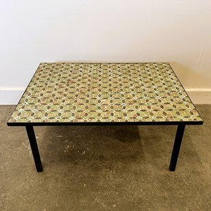 Mid-Century Modern Mosaic Tile Coff...