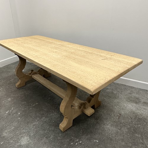 Vintage Sanded Oak Naturel French Dining Table