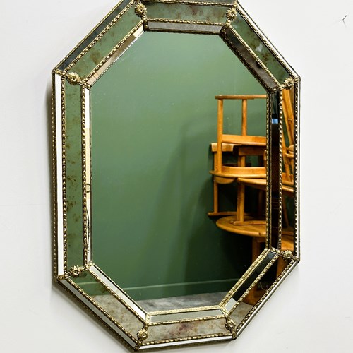 Spanish Neoclassical Hollywood Regency Wall Mirror