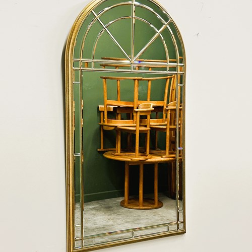 Vintage Luxury Mirror With Gilded Frame By Deknudt, 1980S