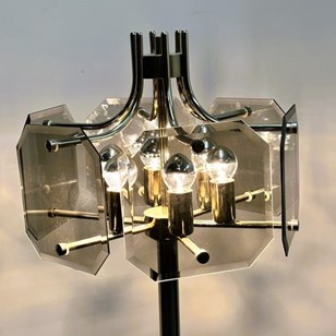 Luigi Colani Chrome Floor Lamp From...