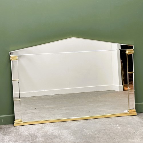 XL Elegant Neoclassical Style Mirror By Deknudt, 1980S. Belgium