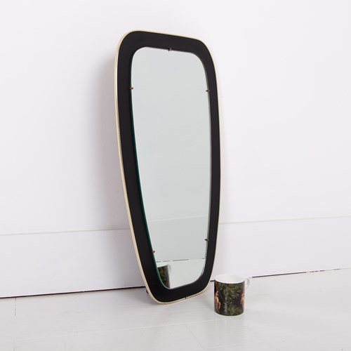 Kidney Shaped Mid Century Mirror C1960s