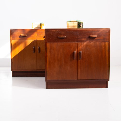 Mid Century Military Issue 2 Drawer Cabinets X 2