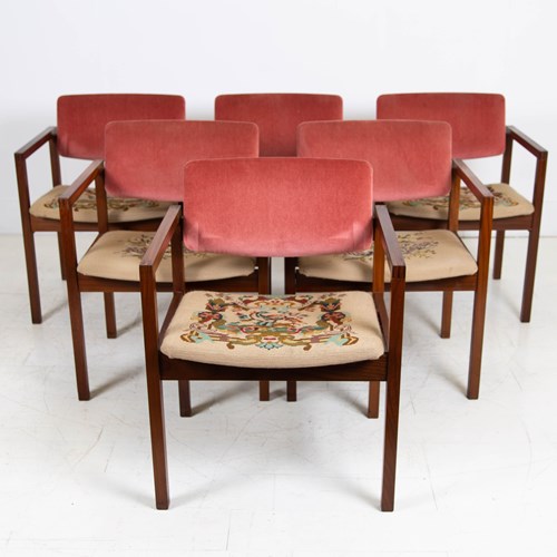 6 Mid Century Teak Afromosia Armchairs Gordon Russell