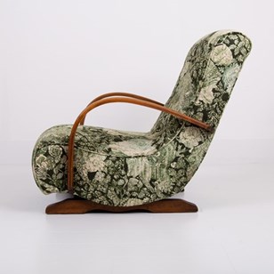 Art Deco Armchair New Liberty Uphol...