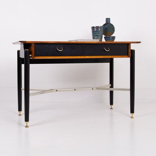 Mid Century 2 Drawer Librenza Console Desk Table 