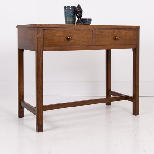 Gordon Russell 2 Drawer Desk Console Table
