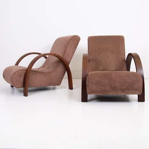 Heals Oak 1930S Art Deco Armchair We Have 2