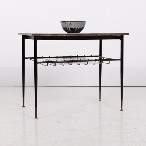 Mid Century Brass Coffee Table By JWC Payne For Heals No2