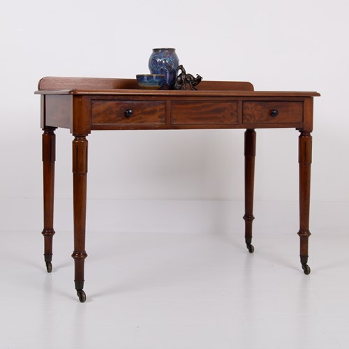 19Th Century Period 2 Drawer Side Table C1870