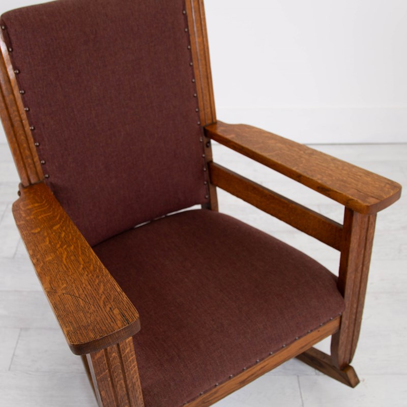 Arts And Crafts English Oak Rocking Chair C1920-billy-hunt-oak-rocking-chair-11-main-638237319814706446.jpg