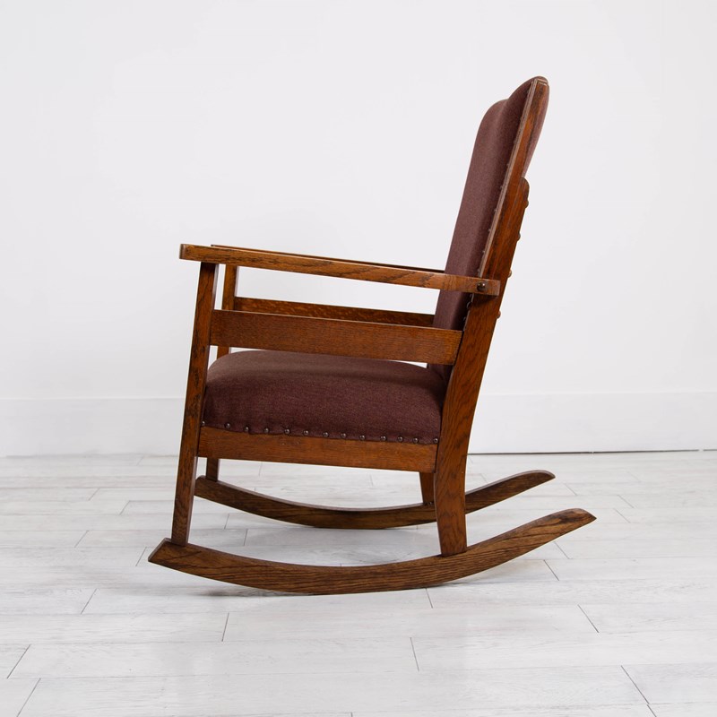 Arts And Crafts English Oak Rocking Chair C1920-billy-hunt-oak-rocking-chair-6-main-638237319645019776.jpg