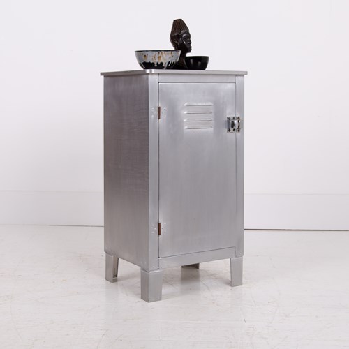 Vintage Metal Bedside Cabinet C1940