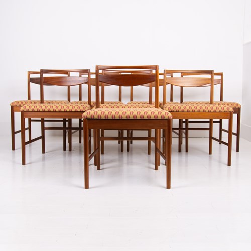 Set 8 Mid Century Dining Chairs Tom Robertson For Mcintosh