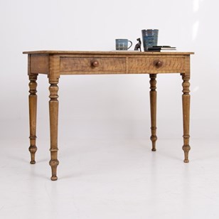 19Th Century Period 2 Drawer Table ...