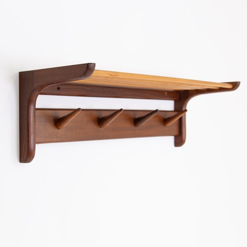 Mid Century Coat Hall Rack By John Herbert 