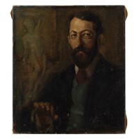 German School, Portrait Of Anton Müller-Wischin