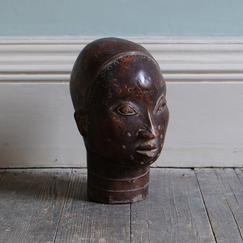 Terracotta Bust of an African Lady