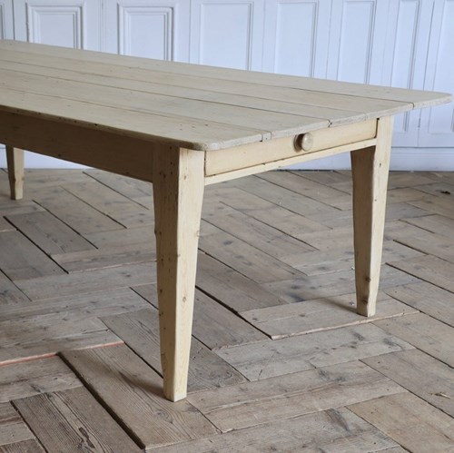 19Th Century English Dining Table In Pine